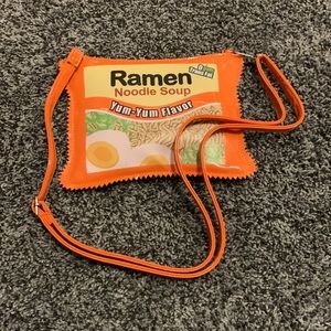 Cross body Ramen noodle soup purse